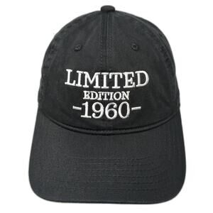 Limited Edition 1960 Slideback Hat Black One Size Embroidered Outdoor